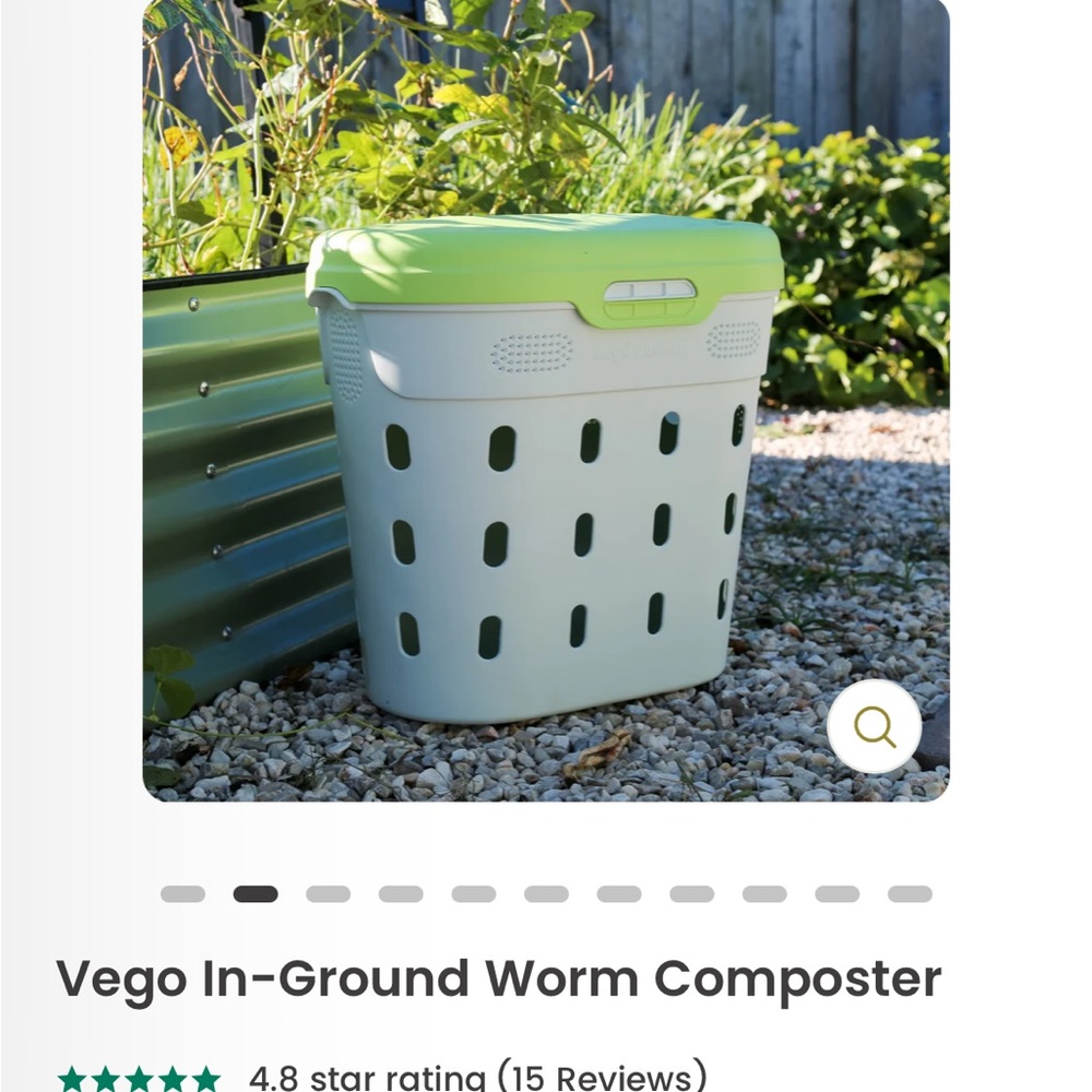 VEGO garden composter in ground